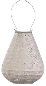 SOLÁRNY LAMPÁŠ TULIP 22,5X20 CM BÉŽOVÁ