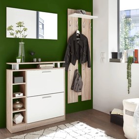 Sconto Predsieňová stena TRACK dub sonoma/biela