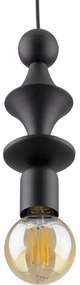 Luster na lanku TOWER 1xE27/15W/230V čierna