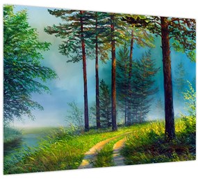 Obraz - Olejomaľba krajiny (70x50 cm)