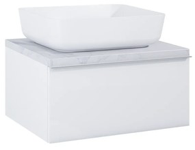 Elita Look, umývadlová skrinka 60x45x28 cm 1S PDW, biela matná, ELT-167590