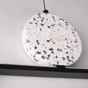 LED luster na lanku FLORENTYNA LED/48W/230V 4000K čierna/biela