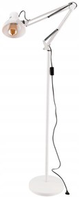 BERGE LED stojacia lampa 1xE27 185cm biela