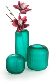 Dekoratívna váza CHIA 15x35 CM tyrkysová