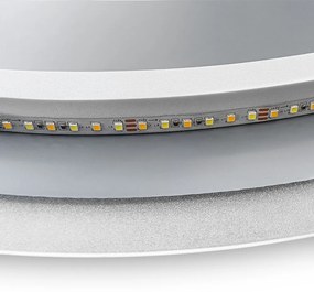 Kulaté dotykové zrcadlo s LED osvětlením Simple 90 cm