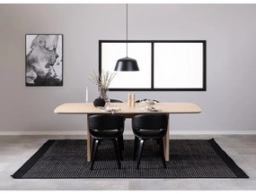 Biely jedálenský stôl v dekore duba 105x220 cm Christo – Actona