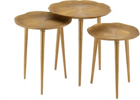 Set 3ks odkladacích stolíkov Irregular - 45*45*54 cm
