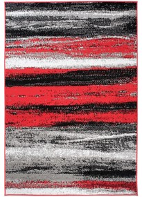Kusový koberec PP Elpa šedočervený 200x200cm
