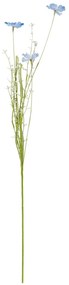 Umelé kvety modré/biele tóny 75 cm