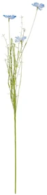 Umelé kvety modré/biele tóny 75 cm