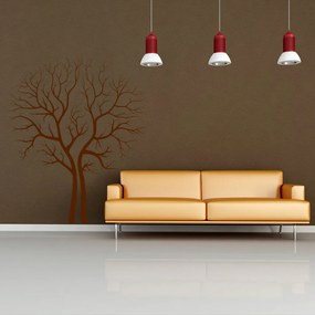 Veselá Stena Samolepka Strom na jeseň Farba: hnědá, Veľkosť: 80 x 94 cm