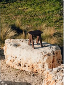 Tmavohnedá drevená záhradná stolička Navo – noo.ma