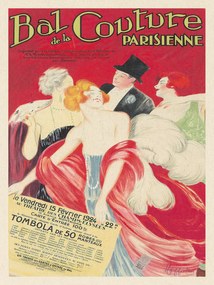Umelecká tlač Bal de la Couture Parisienne (Vintage Fashion Ad) - Leonetto Cappiello, (30 x 40 cm)