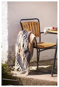 Hnedá deka s prímesou vlny 130x170 cm Carmel – House Nordic