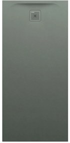 LAUFEN Pro obdĺžniková sprchová vanička z materiálu Marbond, odtok na kratšej strane, 1600 x 750 x 42 mm, betónová šedá, H2139550790001