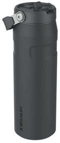 Čierna termoska z nehrdzavejúcej ocele 700 ml IceFlow™ Flip Straw 2.0 Tumbler Black – Stanley