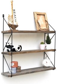 Nástenná polica 60x55 cm smrek