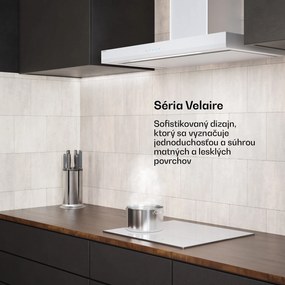 Klarstein Velaire digestor, Elegantný, minimalistický, výkonný, Energetická trieda A++, 595 m³/h, 90 cm