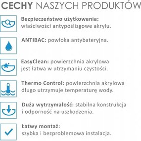 BPS-koupelny Akrylátová obdĺžniková vaňa s krycím panelom HYD-NIL160 160x70 cm biela, odtokový komplet chróm