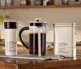 Kanvica french press 800 ml, 6 šálok, béžová