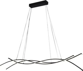 LED Stmievateľný luster na lanku LED/80W/230V 3000-6500K + diaľkové ovládanie