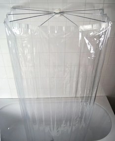 Ridder Ridder, OMBRELLA skladacia sprchová kabína, 100x70cm, priehľadná, 58200