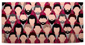 Sablio Uterák Money heist Anonymné tváre - 70x140 cm