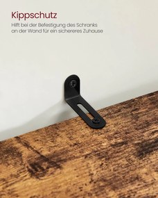 VASAGLE Kúpeľňová skrinka SONGMICS BBK160X01