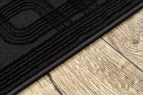 Koberec AURA J2556A čierny / antracitový