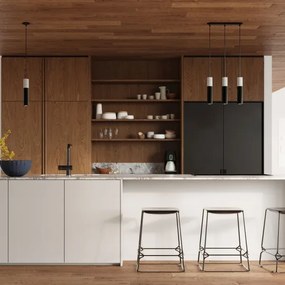 Sollux SL.0651 - Luster na lanku BORGIO 2xGU10/40W/230V betón/kov čierna