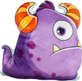 Detský dekoračný vankúš Príšerka, fialová%