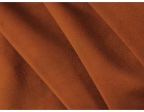 Terakotová zamatová pohovka 220 cm Strino – Cosmopolitan Design