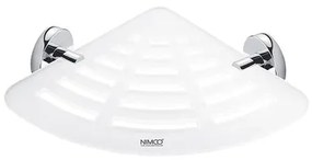 Nimco Unix rohová polička chróm UNX21126