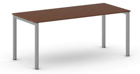Stôl PRIMO SQUARE so sivostriebornou podnožou 1800 x 800 x 750 mm, čerešňa