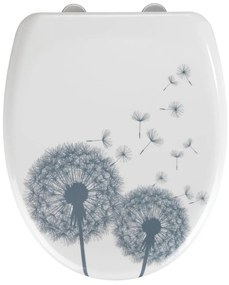 WENKO 22409100-WC sedadlo ASTERA 45x38 cm pestrofarebné/strieborné