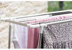 WENKO 3774020100 - Sušiak na bielizeň PROFI SINGLE 87x79 cm nerez/strieborná/biela