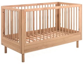 Postieľka z dubového dreva 70x140 cm v prírodnej farbe Forrest – Vipack