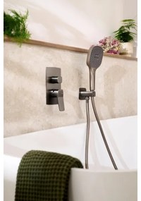 KFA Armatura 4529-501-61 - Sprchová sada s podomietkovou batériou MALAGA metalická šedá