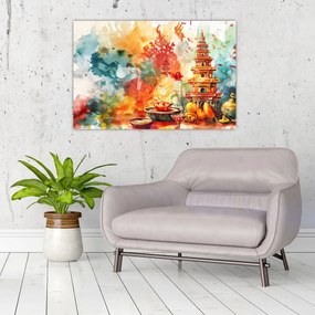 Obraz - Akvarelové ilustrácie (90x60 cm)