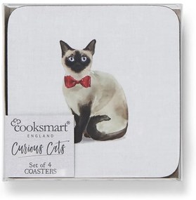 Prestieranie a tácky v súprave 8 ks Curious Cats – Cooksmart ®
