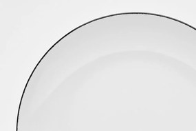 Jedálenský servis (24 dielov) Black Star, biela/čierna