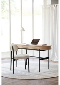 Bielo-béžové jedálenské stoličky v súprave 2 ks Paisley - Rowico