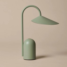 Ferm Living Stmievateľná LED lampa Arum Tea Green