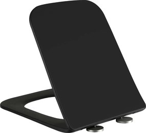 Erga Erga, WC sedadlo z duroplastu, série Mery, Toscana, čierna matná, ERG-V03-ND-SEATSH040-BK