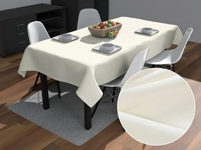 Biante Dekoračný obdĺžnikový obrus Rongo RG-011 Smotanový 60x100 cm