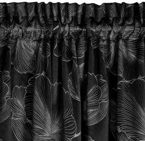 ZATEMŇOVACÍ ZÁVES NA PÁSKE STELLA 140X300 CM KVETY