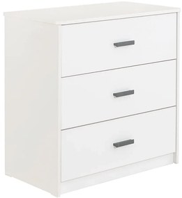Komoda so zrkadlom Pure - biela
