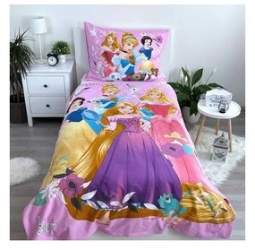 Bavlnené detské obliečky na jednolôžko 140x200 cm Princess - Jerry Fabrics
