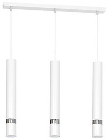 Závesné svietidlo na lanku JOKER 3xGU10/25W/230V biela/lesklý chróm