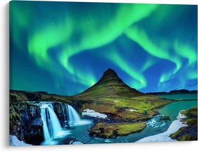Obraz - Kirkjufell, Island (70x50 cm)